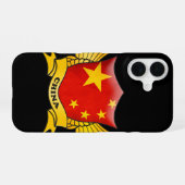 Coque iPhone 16 Drapeau chinois (Verso Horizontal)