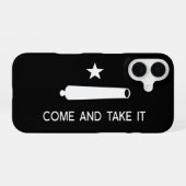 Coque iPhone 16 Drapeau Come and Take It ~ Texas (Verso Horizontal)
