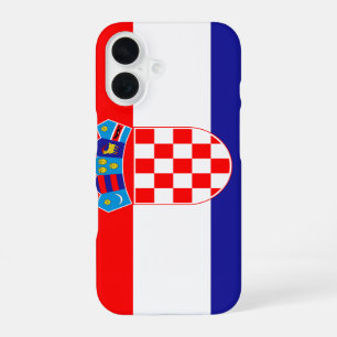 Coque iPhone 16 Drapeau croate Hrvatska Zastava