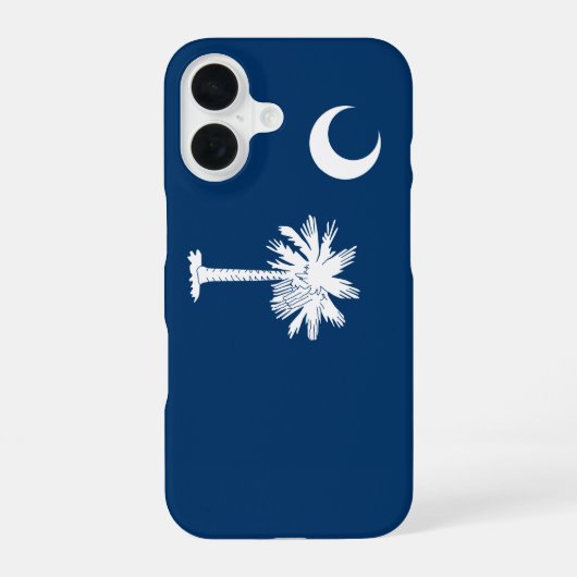 Coque iPhone 16 Drapeau de Caroline du Sud (Verso)