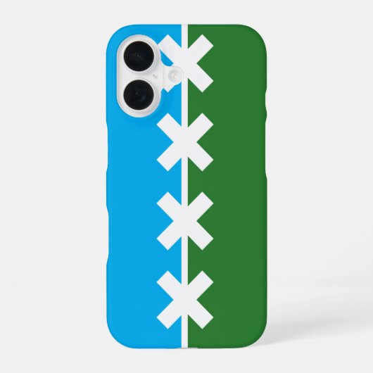 Coque iPhone 16 Drapeau de Cedar Park, Texas (Verso)