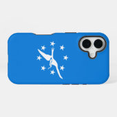 Coque iPhone 16 Drapeau de Corpus Christi, Texas (Verso Horizontal)
