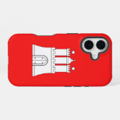 Coque iPhone 16 Drapeau de Hambourg (Verso Horizontal)