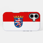 Coque iPhone 16 Drapeau de Hesse (Verso Horizontal)