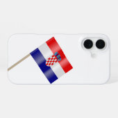 Coque iPhone 16 Drapeau de la Croatie (Verso Horizontal)