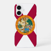 Coque iPhone 16 Drapeau de la Floride (Verso)