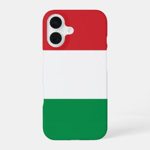 Coque iPhone 16 Drapeau de la Hongrie