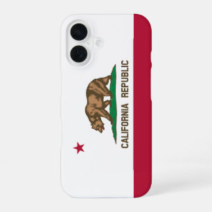 Coque iPhone 16 Drapeau de la République de Californie : Cali Gold