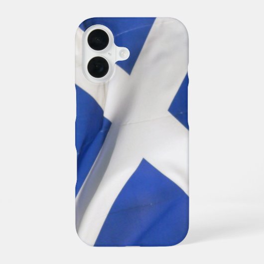 Coque iPhone 16 drapeau de l'Écosse (Verso)