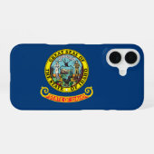 Coque iPhone 16 Drapeau de l'Idaho (Verso Horizontal)