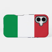 Coque iPhone 16 Drapeau de l'Italie (Verso Horizontal)