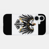 Coque iPhone 16 Drapeau de Prusse (Verso Horizontal)
