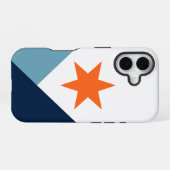 Coque iPhone 16 Drapeau de Syracuse - vertical, NY (Verso Horizontal)