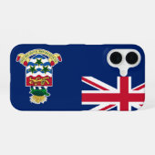 Coque iPhone 16 Drapeau des îles Caïmans (Verso Horizontal)