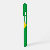 Coque iPhone 16 Drapeau du Brésil (Côté gauche)