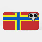Coque iPhone 16 Drapeau du Coque-coque iphone d'Orkney (Verso Horizontal)