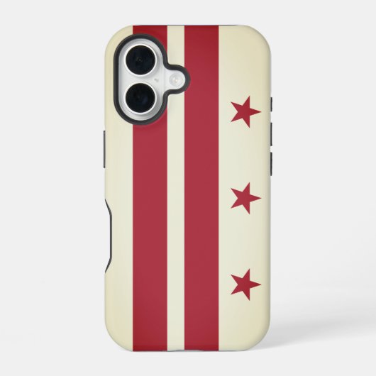 Coque iPhone 16 Drapeau du District de Columbia Case-Mate iPhone (Verso)