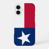 Coque iPhone 16 Drapeau du Texas (Verso)