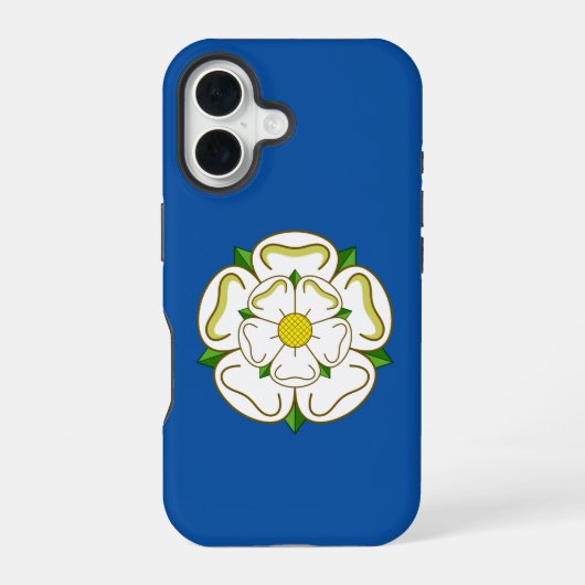 Coque iPhone 16 Drapeau du Yorkshire (Verso)