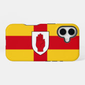 Coque iPhone 16 Drapeau d'Ulster (Verso Horizontal)