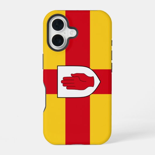 Coque iPhone 16 Drapeau d'Ulster (Verso)