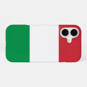 Coque iPhone 16 Drapeau Italie (Verso Horizontal)