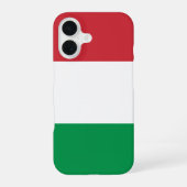 Coque iPhone 16 Drapeau Italie (Verso)