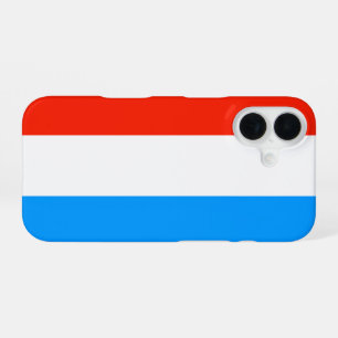 Coque iPhone 16 Drapeau Luxembourg