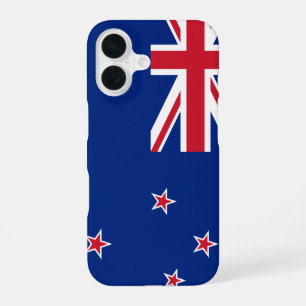 Coque iPhone 16 Drapeau néo-zélandais