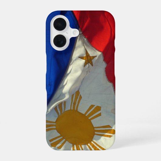 Coque iPhone 16 drapeau philippin (Verso)