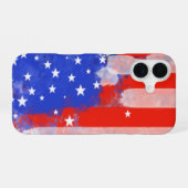 Coque iPhone 16 Drapeau USA (Verso Horizontal)