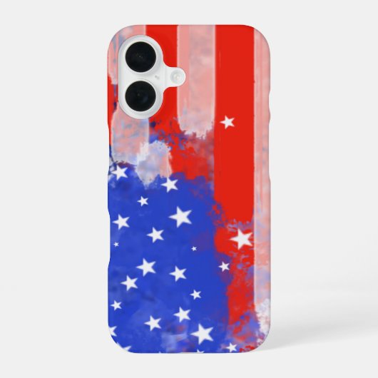 Coque iPhone 16 Drapeau USA (Verso)