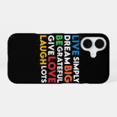 Coque iPhone 16 Dream Big (Verso Horizontal)