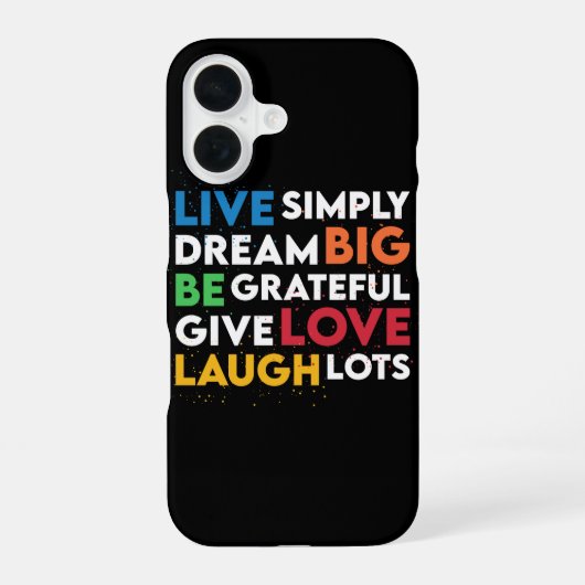 Coque iPhone 16 Dream Big (Verso)