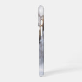 Coque iPhone 16 Drôle de chouette d'hiver (Côté gauche)