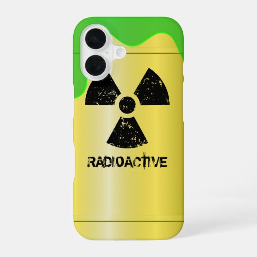 Coque iPhone 16 Drôme de déchets radioactifs (Verso)