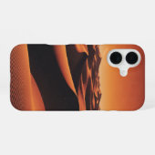 Coque iPhone 16 Dunes Désertiques Rétro (Verso Horizontal)