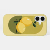 Coque iPhone 16 Duo de citrons vintage (Verso Horizontal)