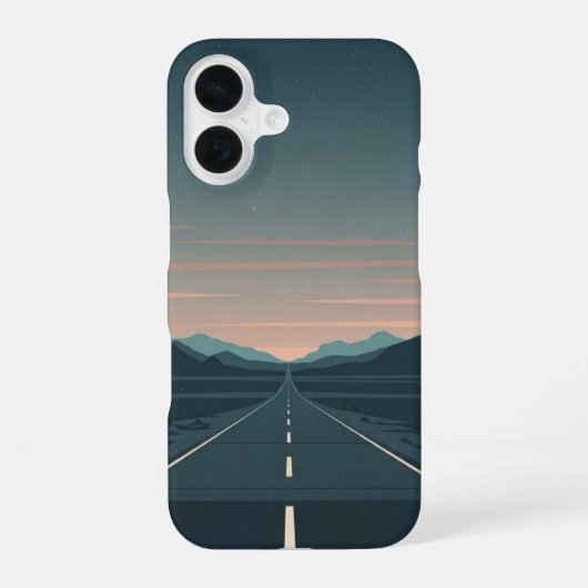 Coque iPhone 16 Duskbound Road (Verso)