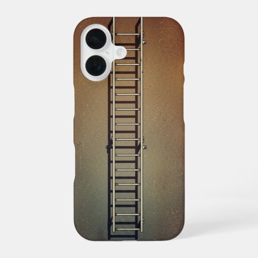 Coque iPhone 16 Échelle de secours rétro (Verso)