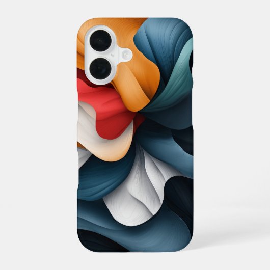 Coque iPhone 16 Echo rouille (Verso)