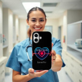 Coque iPhone 16 Echo Tech Heartbeat | Cœur avec ECG