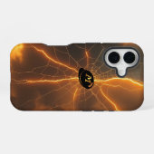 Coque iPhone 16 Éclair électrisant dans une tempête (Verso Horizontal)