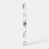 Coque iPhone 16 Éclatement d'étoiles de l'ère spatiale atomique de (Côté gauche)