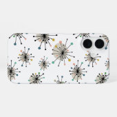 Coque iPhone 16 Éclatement d'étoiles de l'ère spatiale atomique de (Verso Horizontal)