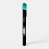 Coque iPhone 16 ECLIPSE MONOGRAM Vibrant vert noir (Côté droit)
