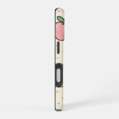 Coque iPhone 16 École de professeur jaune motif pomme  (Côté droit)