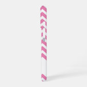 Coque iPhone 16 Écureuil avec Motif Chevron (Côté gauche)