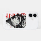 Coque iPhone 16 Edgy David Bust Modern Street Art Phone Case (Verso Horizontal)