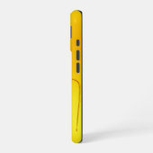 Coque iPhone 16 Effet de séchage jaune brillant (Côté gauche)